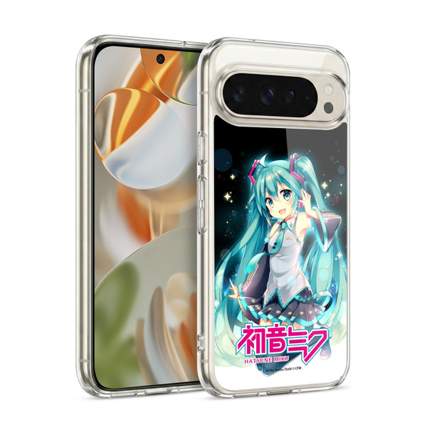 Hatsune Miku Graphics Night Sky Soft Gel Case for Google Pixel 9 / Pixel 9 Pro