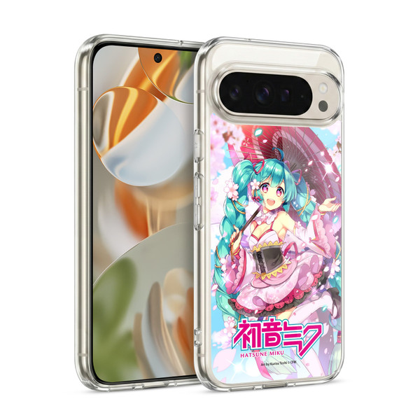 Hatsune Miku Graphics Sakura Soft Gel Case for Google Pixel 9 / Pixel 9 Pro
