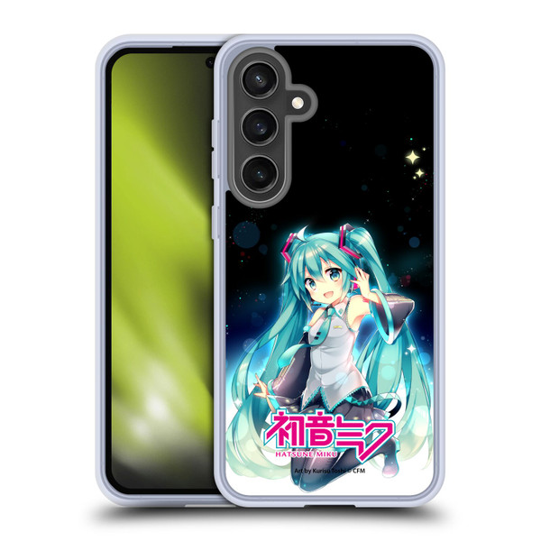 Hatsune Miku Graphics Night Sky Soft Gel Case for Samsung Galaxy S24 FE & MagSafe