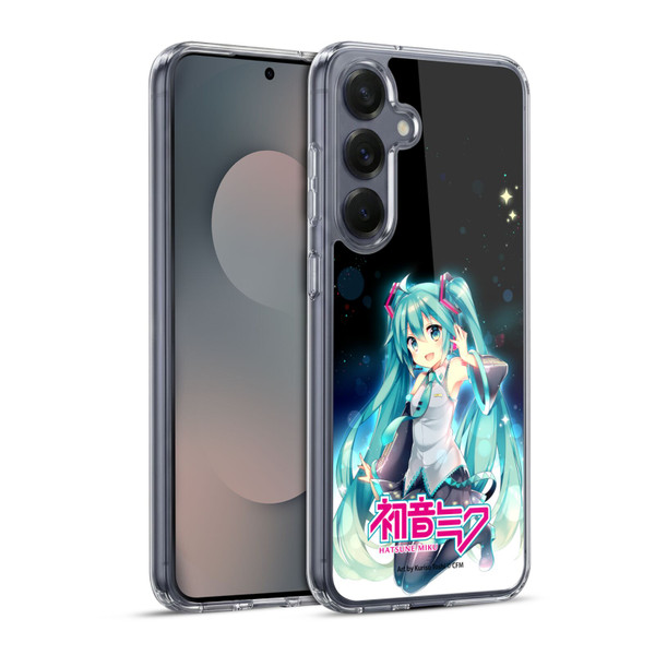Hatsune Miku Graphics Night Sky Soft Gel Case for Samsung Galaxy S25+ & MagSafe
