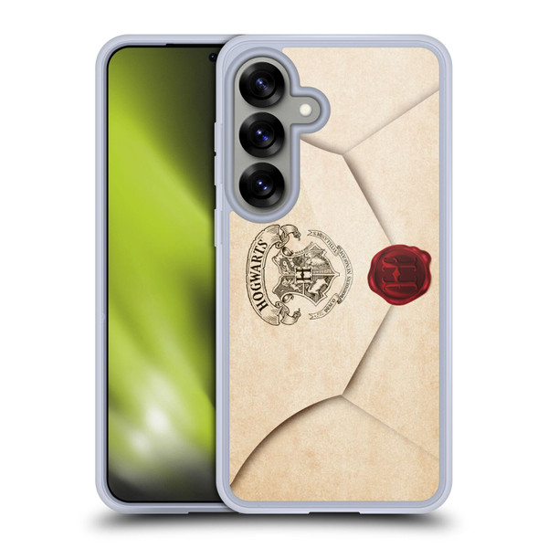 Harry Potter Hogwarts Letter Envelope Acceptance Parchment Soft Gel Case for Samsung Galaxy S25