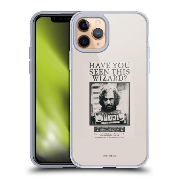 Harry Potter Prisoner Of Azkaban II Sirius Black Poster Soft Gel Case for Apple iPhone 11 Pro