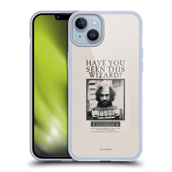 Harry Potter Prisoner Of Azkaban II Sirius Black Poster Soft Gel Case for Apple iPhone 14 Plus
