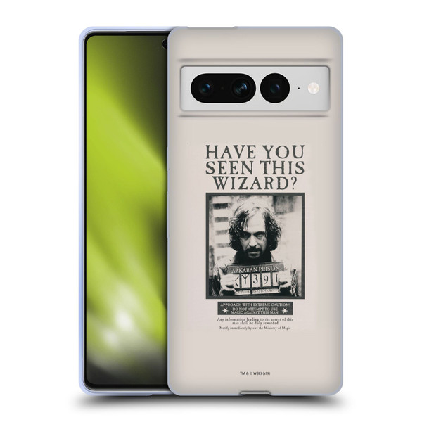 Harry Potter Prisoner Of Azkaban II Sirius Black Poster Soft Gel Case for Google Pixel 7 Pro