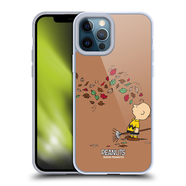 Peanuts Charlie Brown Autumn Soft Gel Case for Apple iPhone 12 Pro Max