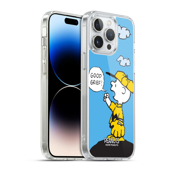 Peanuts Charlie Brown Good Grief Soft Gel Case for Apple iPhone 14 Pro Max & MagSafe