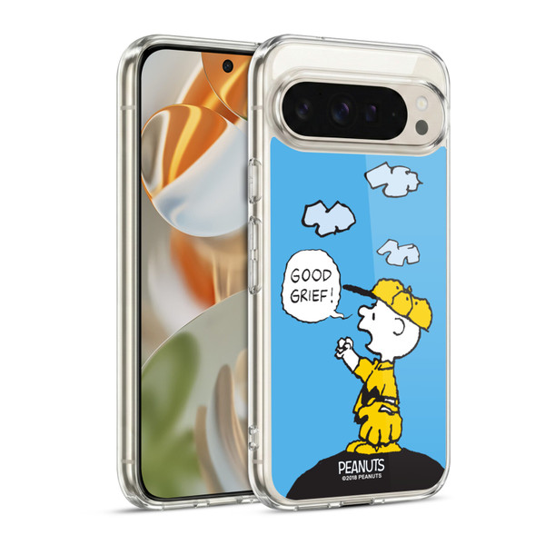 Peanuts Charlie Brown Good Grief Soft Gel Case for Google Pixel 9 / Pixel 9 Pro