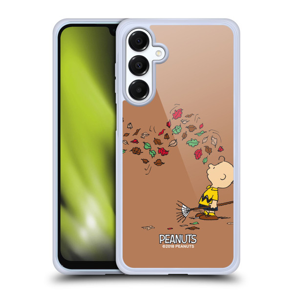 Peanuts Charlie Brown Autumn Soft Gel Case for Samsung Galaxy A16 5G