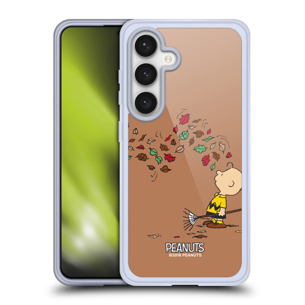 Peanuts Charlie Brown Autumn Soft Gel Case for Samsung Galaxy S24 5G