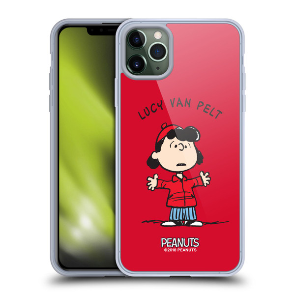 Peanuts Characters Lucy van Pelt Soft Gel Case for Apple iPhone 11 Pro Max & MagSafe