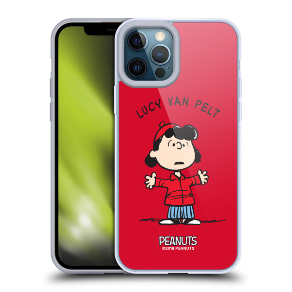 Peanuts Characters Lucy van Pelt Soft Gel Case for Apple iPhone 12 Pro Max & MagSafe