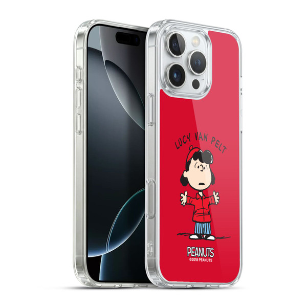 Peanuts Characters Lucy van Pelt Soft Gel Case for Apple iPhone 16 Pro Max & MagSafe
