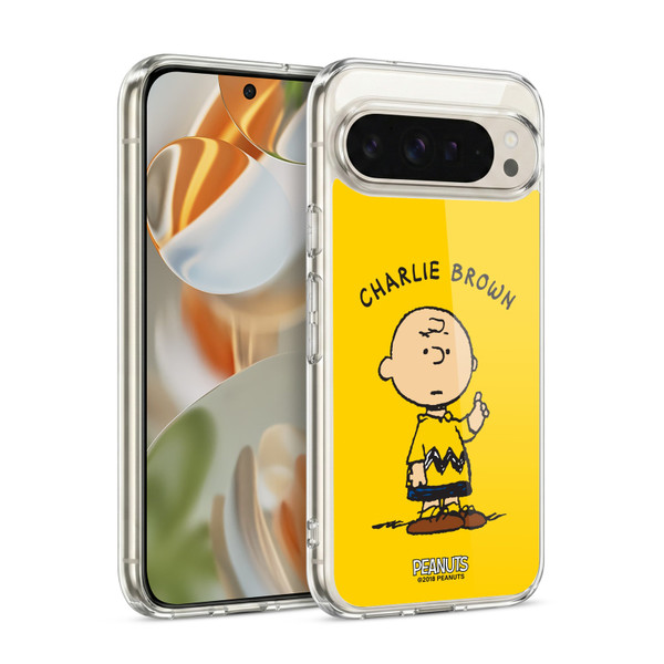 Peanuts Characters Charlie Brown Soft Gel Case for Google Pixel 9 / Pixel 9 Pro