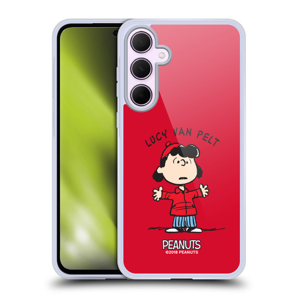 Peanuts Characters Lucy van Pelt Soft Gel Case for Samsung Galaxy A35 5G