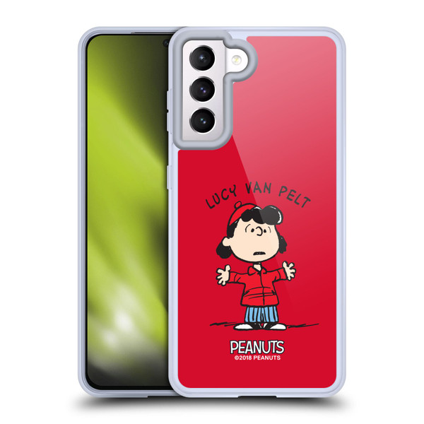 Peanuts Characters Lucy van Pelt Soft Gel Case for Samsung Galaxy S21 5G & MagSafe