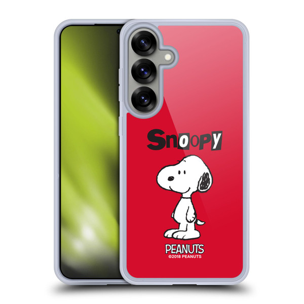 Peanuts Characters Snoopy Soft Gel Case for Samsung Galaxy S25+ & MagSafe