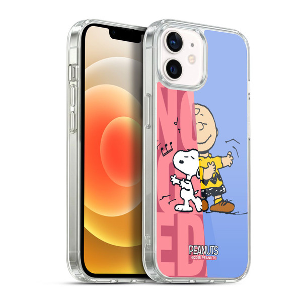 Peanuts Halfs And Laughs Snoopy & Charlie Soft Gel Case for Apple iPhone 12 / iPhone 12 Pro & MagSafe