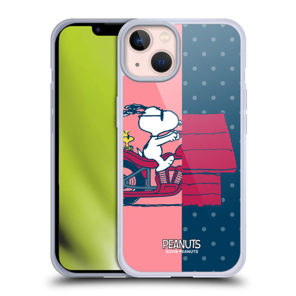 Peanuts Halfs And Laughs Snoopy & Woodstock Soft Gel Case for Apple iPhone 13