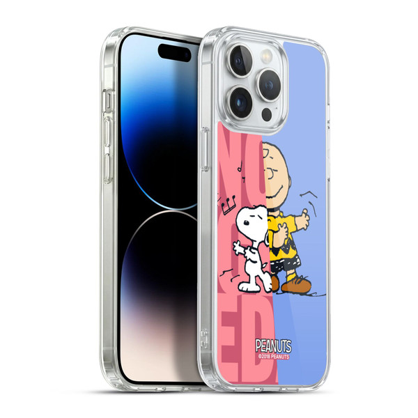 Peanuts Halfs And Laughs Snoopy & Charlie Soft Gel Case for Apple iPhone 13 Pro Max & MagSafe