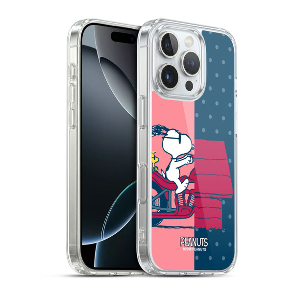 Peanuts Halfs And Laughs Snoopy & Woodstock Soft Gel Case for Apple iPhone 16 Pro & MagSafe