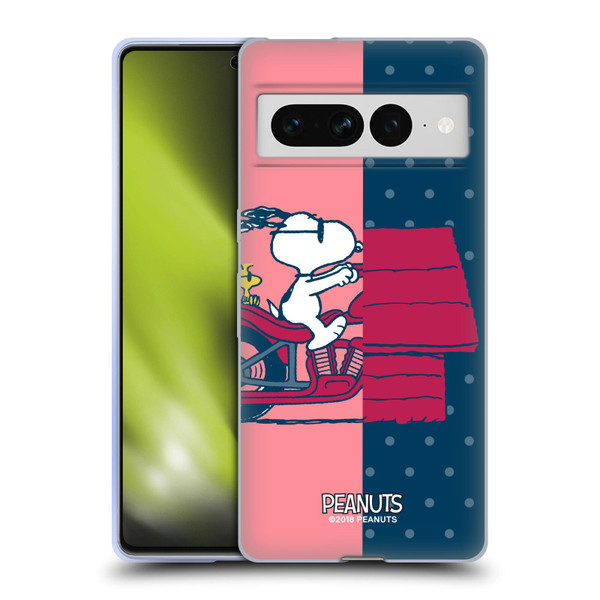 Peanuts Halfs And Laughs Snoopy & Woodstock Soft Gel Case for Google Pixel 7 Pro