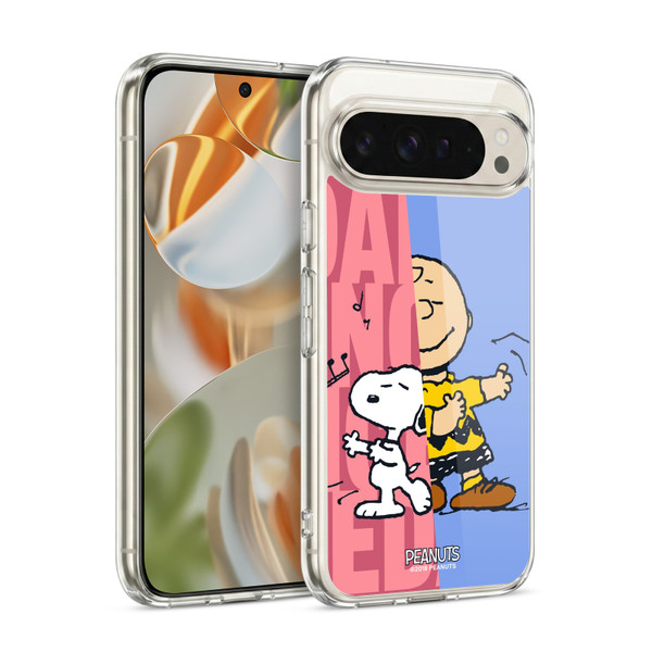 Peanuts Halfs And Laughs Snoopy & Charlie Soft Gel Case for Google Pixel 9 / Pixel 9 Pro