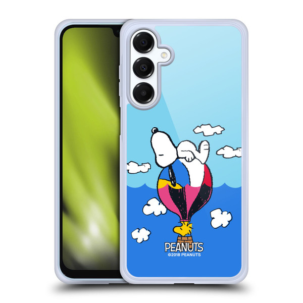 Peanuts Halfs And Laughs Snoopy & Woodstock Balloon Soft Gel Case for Samsung Galaxy A16 5G Peanuts Halfs And Laughs Snoopy & Woodstock Balloon Soft Gel Case for Samsung Galaxy A16 5G