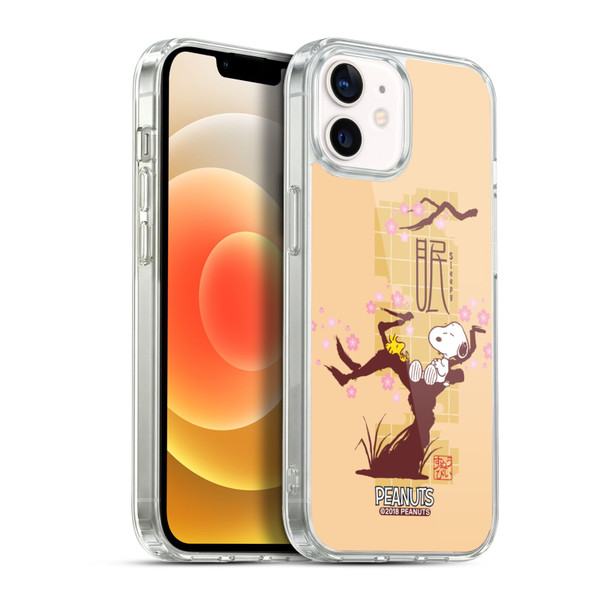 Peanuts Oriental Snoopy Sleepy Soft Gel Case for Apple iPhone 12 / iPhone 12 Pro & MagSafe