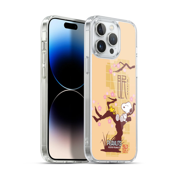 Peanuts Oriental Snoopy Sleepy Soft Gel Case for Apple iPhone 14 Pro Max & MagSafe