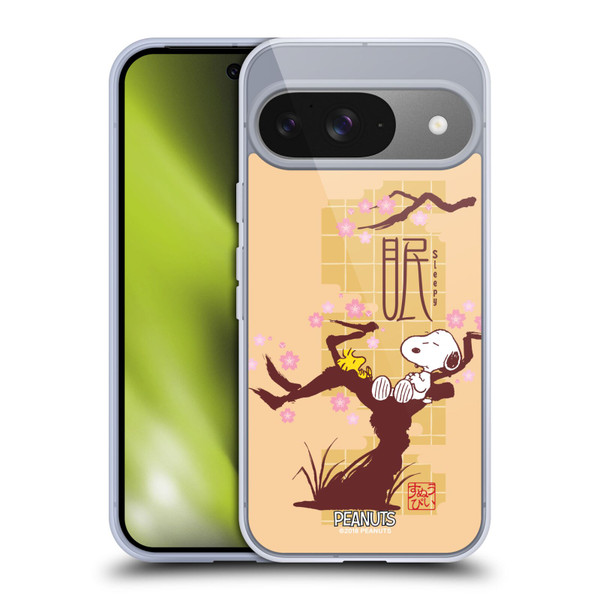 Peanuts Oriental Snoopy Sleepy Soft Gel Case for Google Pixel 9 / Pixel 9 Pro
