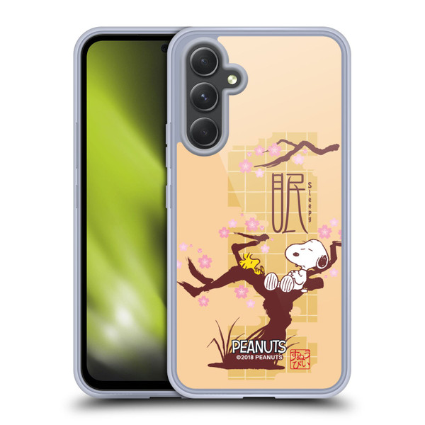 Peanuts Oriental Snoopy Sleepy Soft Gel Case for Samsung Galaxy A54 5G