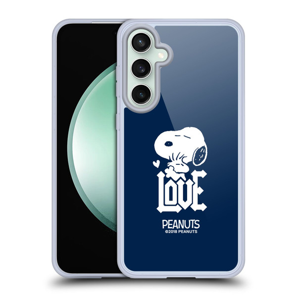 Peanuts Rock Tees Snoopy Woodstock Love Soft Gel Case for Samsung Galaxy S23 FE 5G