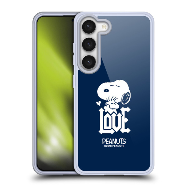 Peanuts Rock Tees Snoopy Woodstock Love Soft Gel Case for Samsung Galaxy S23 5G Peanuts Rock Tees Snoopy Woodstock Love Soft Gel Case for Samsung Galaxy S23 5G