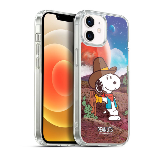 Peanuts Snoopy Space Cowboy Nebula Ranger Soft Gel Case for Apple iPhone 12 / iPhone 12 Pro & MagSafe