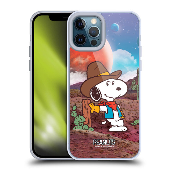 Peanuts Snoopy Space Cowboy Nebula Ranger Soft Gel Case for Apple iPhone 12 Pro Max & MagSafe