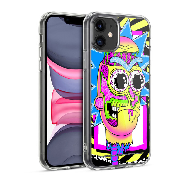 Rick And Morty Season 1 & 2 Graphics Rick Soft Gel Case for Apple iPhone 11