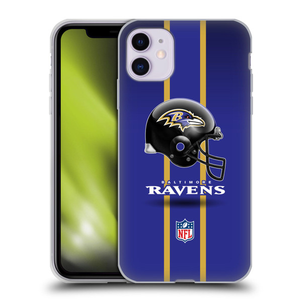 NFL Baltimore Ravens Logo Helmet Soft Gel Case for Apple iPhone 11 NFL Baltimore Ravens Logo Helmet Soft Gel Case for Apple iPhone 11