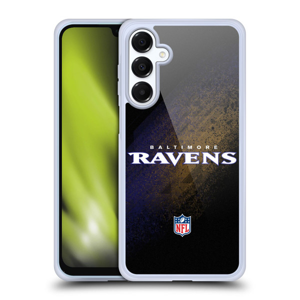 NFL Baltimore Ravens Logo Blur Soft Gel Case for Samsung Galaxy A16 5G