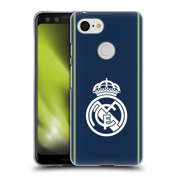 Real Madrid CF Badge Dark Blue Soft Gel Case for Google Pixel 3