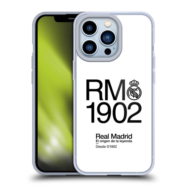 Real Madrid CF Legend RM 1902 Soft Gel Case for Apple iPhone 13 Pro