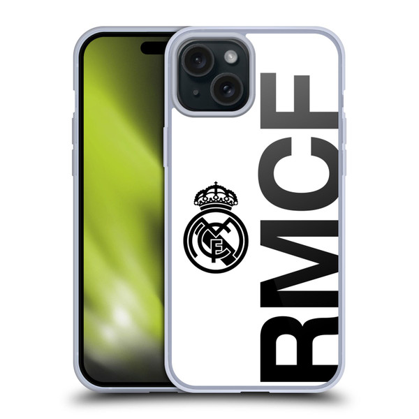 Real Madrid CF Legend RMCF Soft Gel Case for Apple iPhone 15 Plus