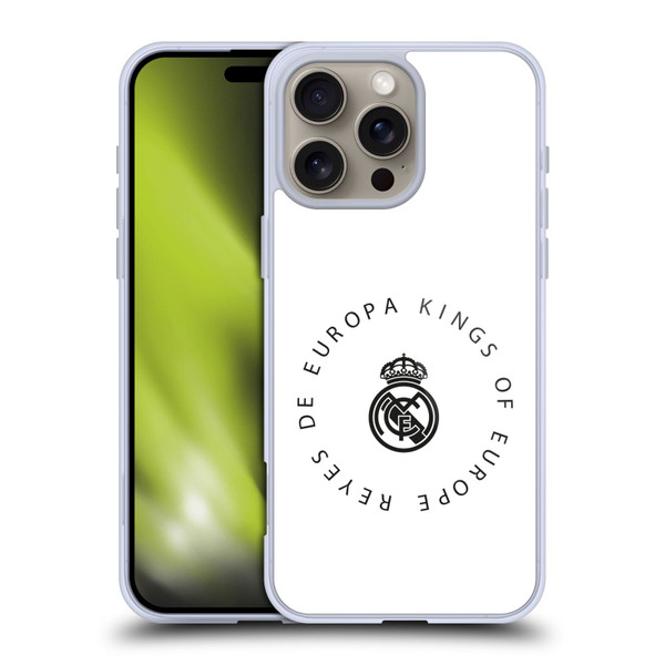 Real Madrid CF Legend Europa Kings Soft Gel Case for Apple iPhone 16 Pro Max Real Madrid CF Legend Europa Kings Soft Gel Case for Apple iPhone 16 Pro Max