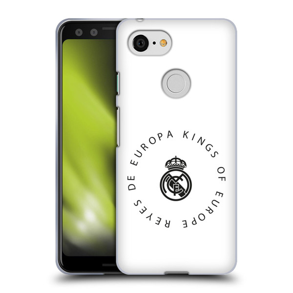 Real Madrid CF Legend Europa Kings Soft Gel Case for Google Pixel 3