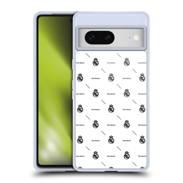 Real Madrid CF Legend Black Logo Pattern Soft Gel Case for Google Pixel 7 Real Madrid CF Legend Black Logo Pattern Soft Gel Case for Google Pixel 7