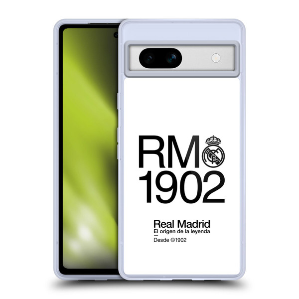 Real Madrid CF Legend RM 1902 Soft Gel Case for Google Pixel 7a