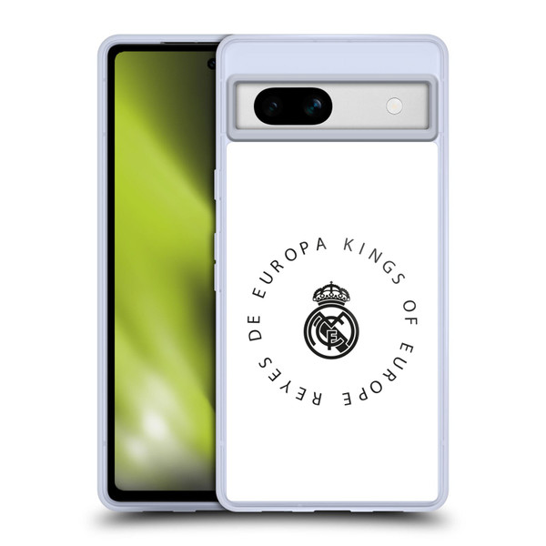 Real Madrid CF Legend Europa Kings Soft Gel Case for Google Pixel 7a