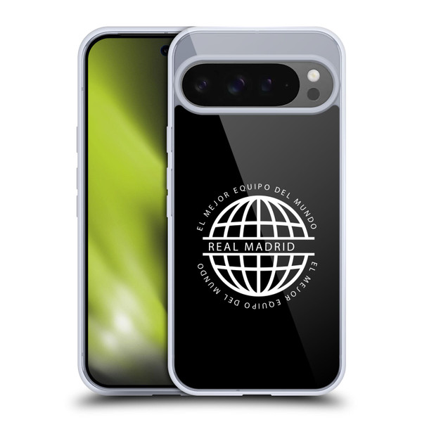 Real Madrid CF Legend White Logo Soft Gel Case for Google Pixel 9 Pro XL