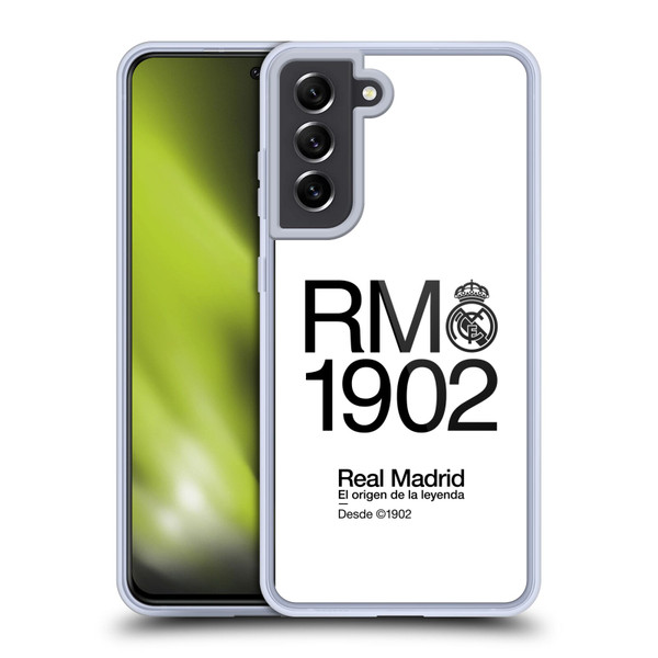 Real Madrid CF Legend RM 1902 Soft Gel Case for Samsung Galaxy S21 FE 5G