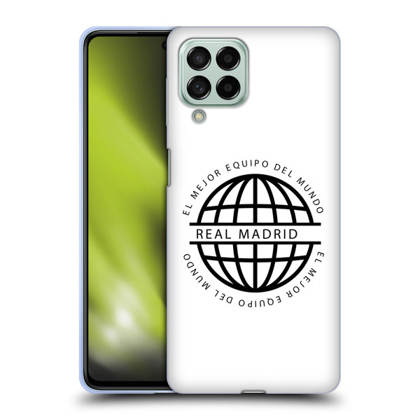 Real Madrid CF Legend Black Logo Soft Gel Case for Samsung Galaxy M53 (2022)