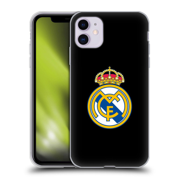 Real Madrid CF Origin Plain Logo Black Soft Gel Case for Apple iPhone 11 Real Madrid CF Origin Plain Logo Black Soft Gel Case for Apple iPhone 11